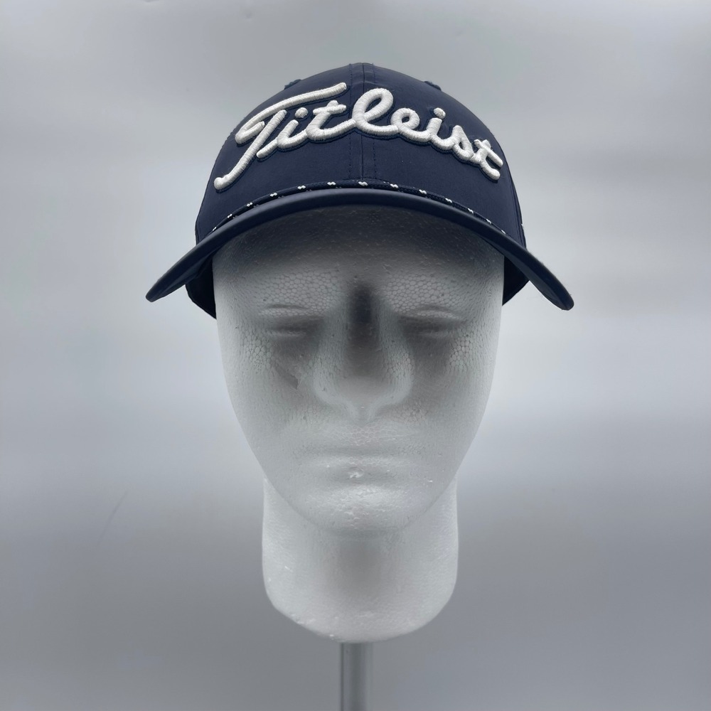 Titleist Golf TH23ATB-41 OSFA Navy Blue Performance Golf Hat Strapback FJ Pro V1